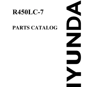 Hyundai R450LC-7 Crawler Excavator Parts Catalog Edition 12.2012 PDF