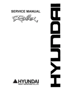 Hyundai Robex R220LC-9S Excavator Service Manual PDF
