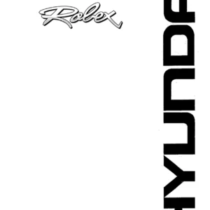Hyundai Robex R220LC-9S Excavator Service Manual PDF Download