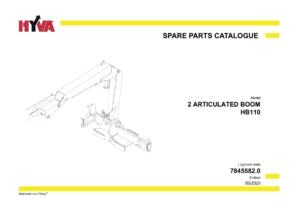 Hyva HB110 Articulated Boom Spare Parts Catalogue - PDF Parts Manual