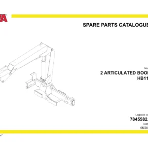 Hyva HB110 Articulated Boom Spare Parts Catalogue - PDF Parts Manual