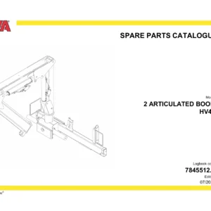 Hyva HV47 Articulated Boom Spare Parts Catalogue – Model 2 Edition 07/2022 PDF