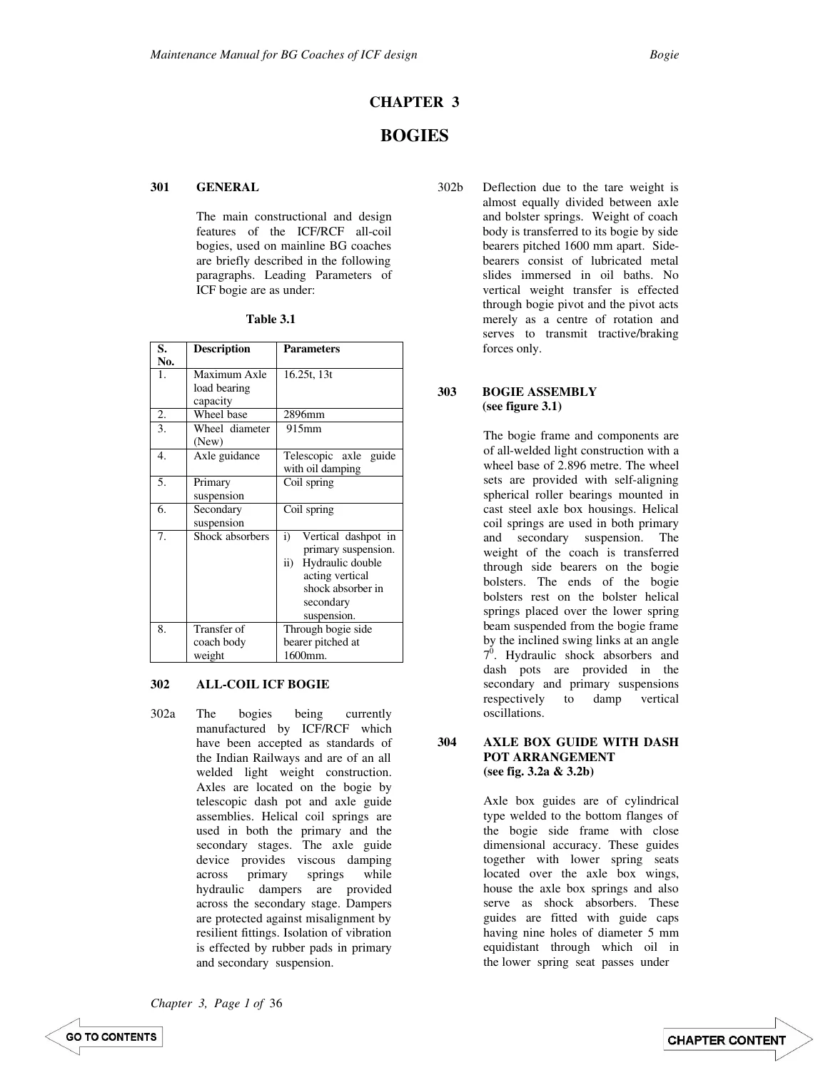 Indian Railways BG Coaches of ICF Design Maintenance Manual (2002) - PDF Download - Image 2