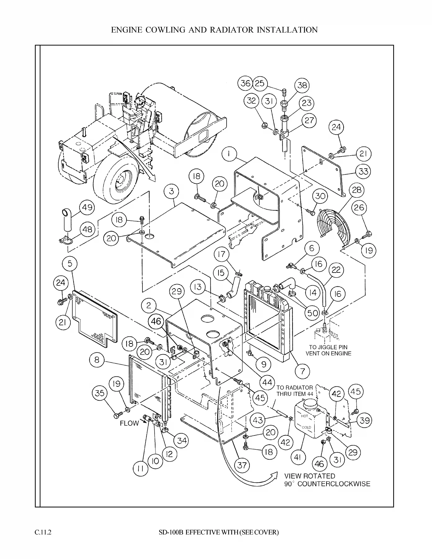 Ingersoll-Rand SD-100B SD-100DB SD-100FB Vibratory Compactor Parts Manual 2000 - Image 3
