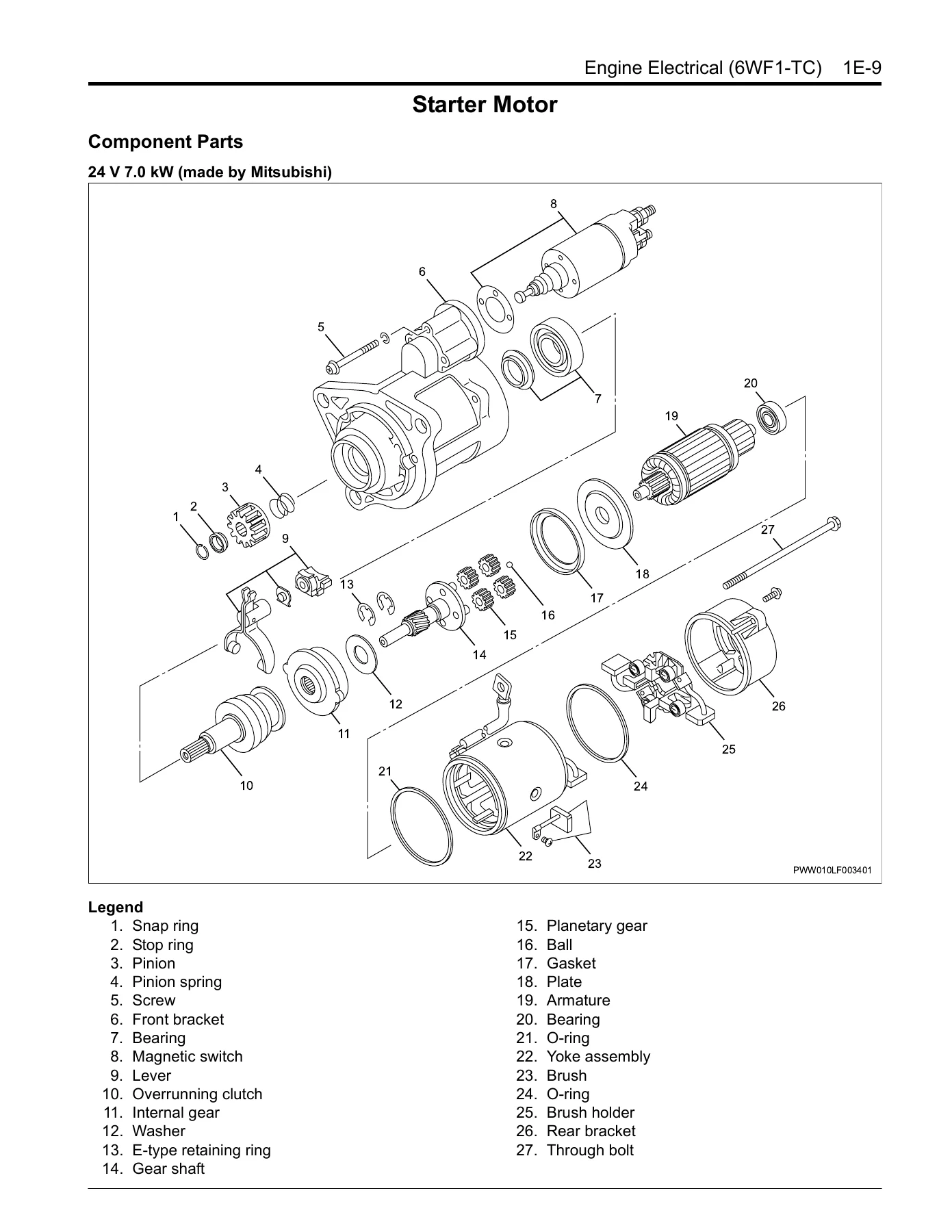 Isuzu C&E Series 6WF1-TC Common Rail Engine Workshop Manual 2006 - Image 3