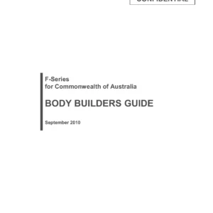 Isuzu F-Series Body Builders Guide 2011 PDF - Cab Chassis Rear Body Mounting Manual