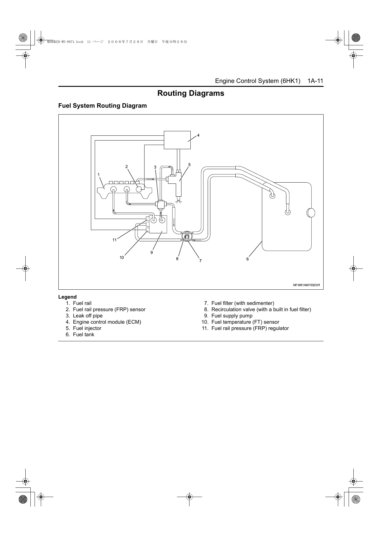 Isuzu F and G Series 6HK1 Engine Control System Workshop Manual 2008-2009 - Image 3