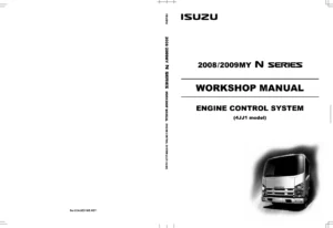 Isuzu N Series 4JJ1 Engine Control System Workshop Manual 2008-2009MY - PDF Download