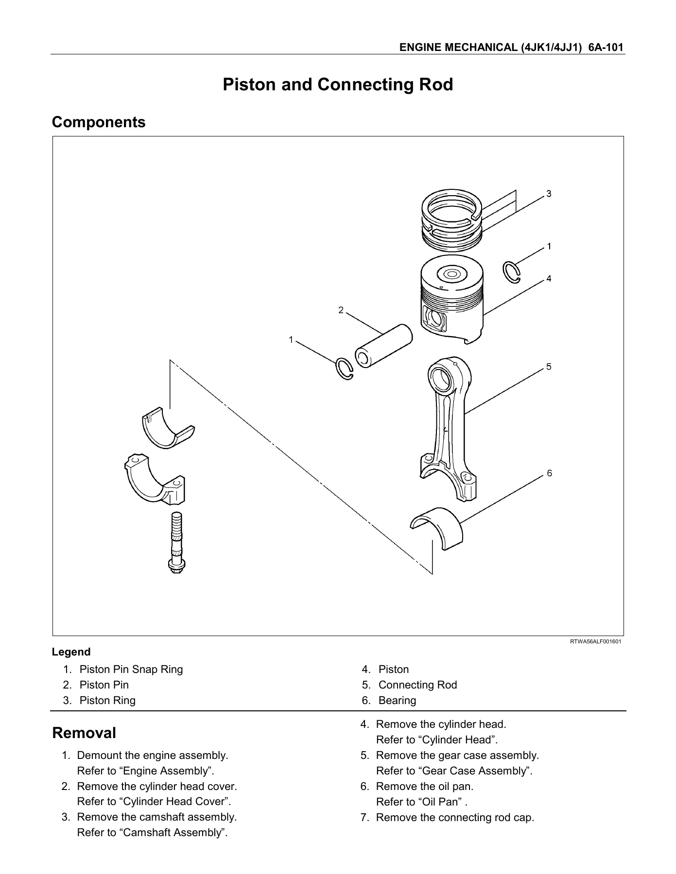 Isuzu TF Series 4JK1 4JJ1 Diesel Engine Workshop Manual - PDF Download - Image 3