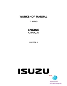 Isuzu TF Series 4JK1 4JJ1 Diesel Engine Workshop Manual - PDF Download