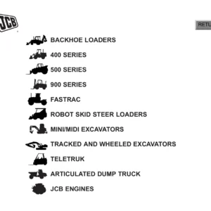 JCB Backhoe Loaders & Equipment Repair Time Schedules - Complete Labor Time Guide PDF