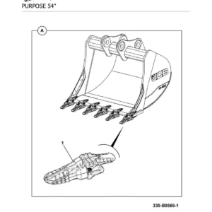 JCB JS200LC BR E Tracked Excavator Parts Catalogue 9822/0355 - PDF Download