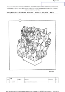 JCB Robot 160 170 180 180T Skid Steer Parts Catalogue 9802/4570 PDF
