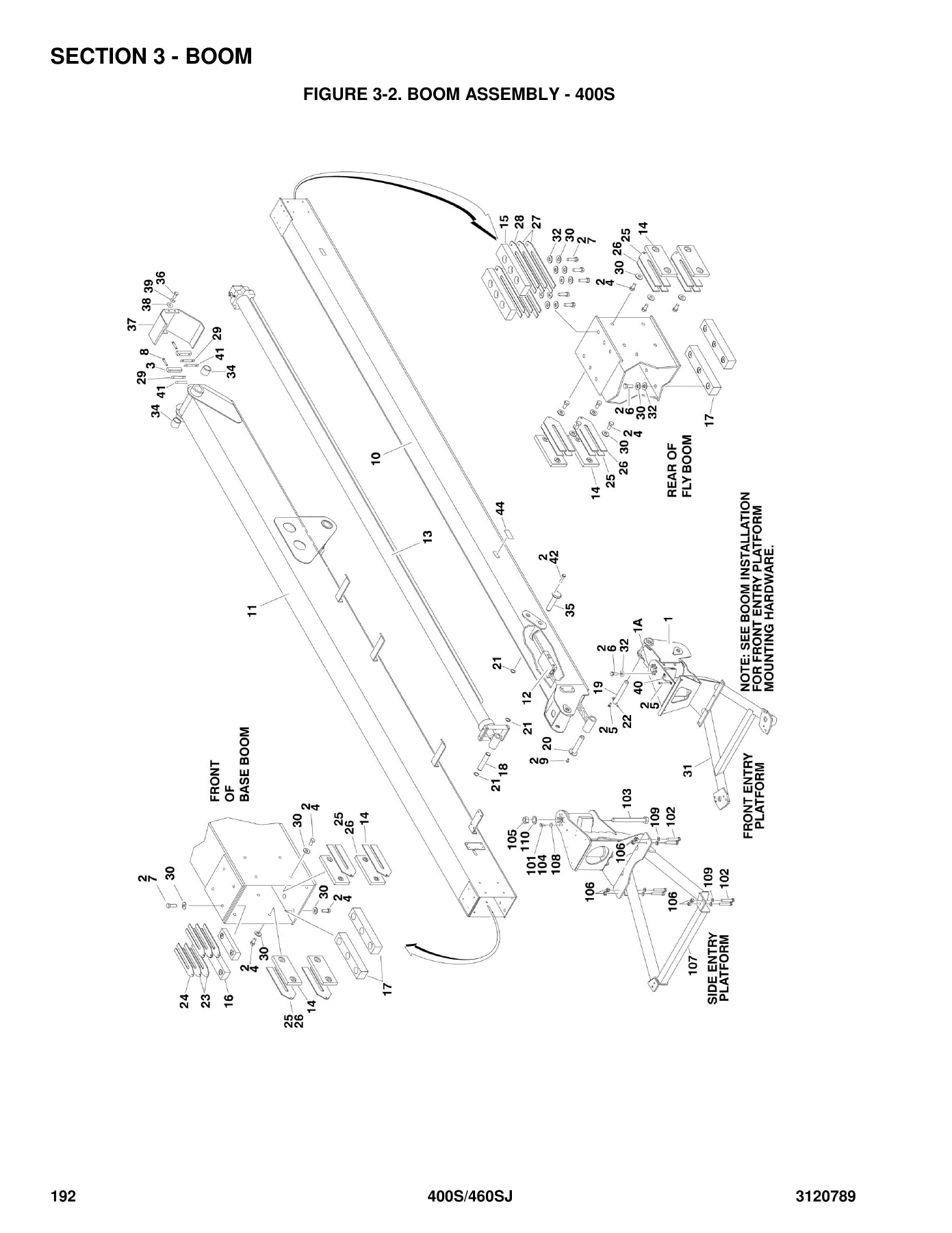 JLG 400S & 460SJ Illustrated Parts Manual 3120789 - 2015 PDF - Image 3