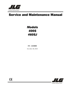 JLG 400S 460SJ Service and Maintenance Manual 2010 - PDF Repair Guide