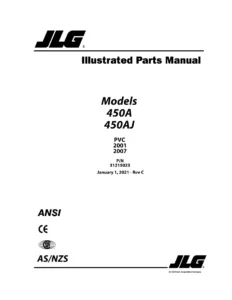 JLG 450A 450AJ Illustrated Parts Manual 31215023 Rev C PDF Download