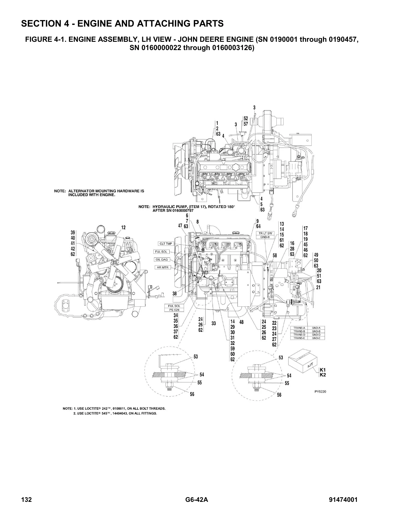 JLG G6-42A Telehandler Illustrated Parts Manual 91474001 PDF - Image 3