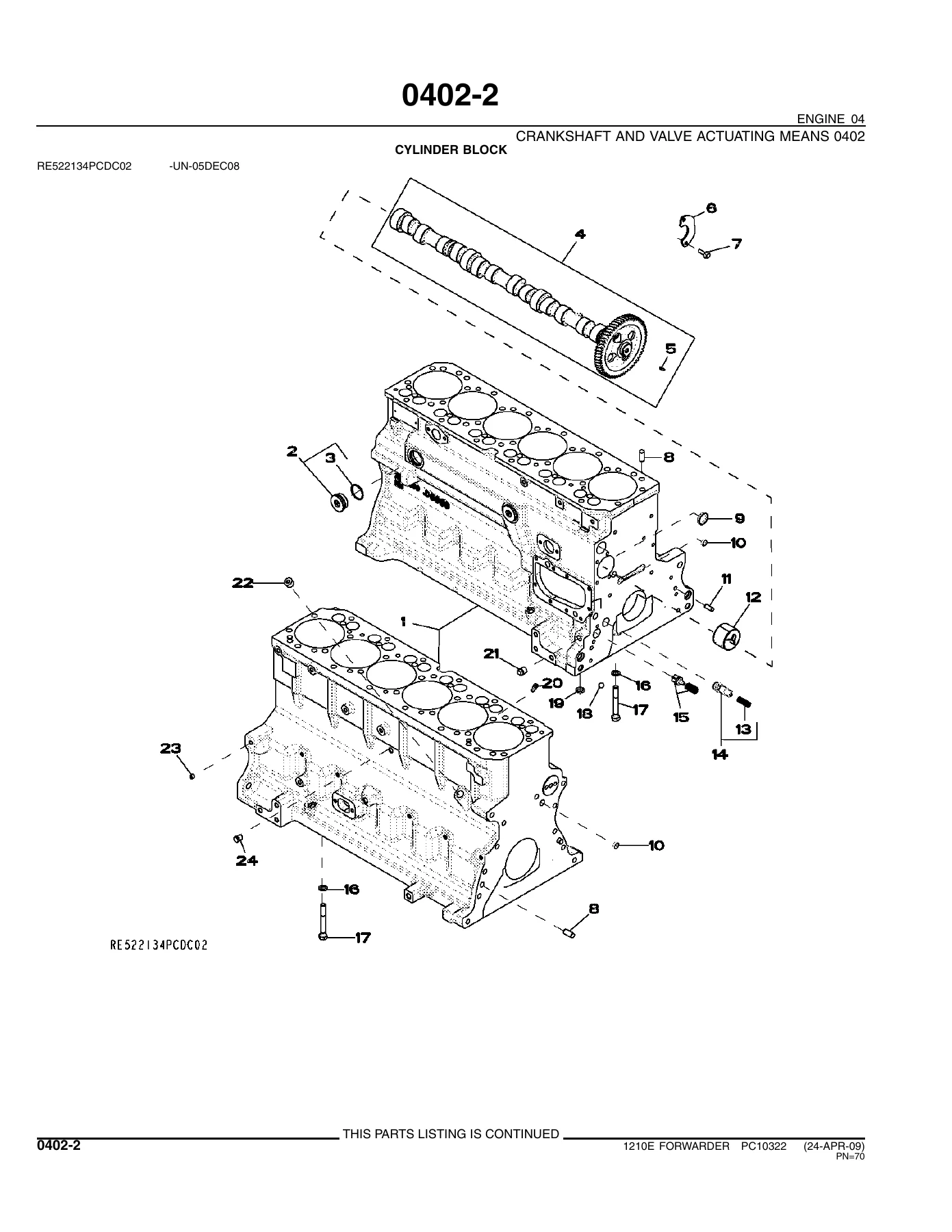 John Deere 1210E Forwarder Parts Catalog PC10322 (Jun-09) PDF Download - Image 3