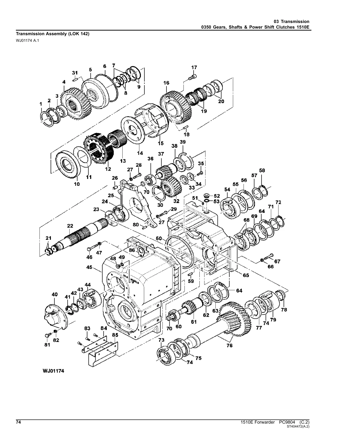 John Deere 1510E Forwarder Tier 3 Parts Catalog PC9804 2011 PDF Download - Image 3