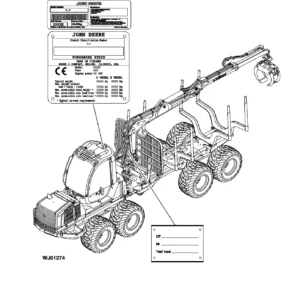 John Deere 1510E Forwarder Tier 3 Parts Catalog PC9804 2011 PDF Download