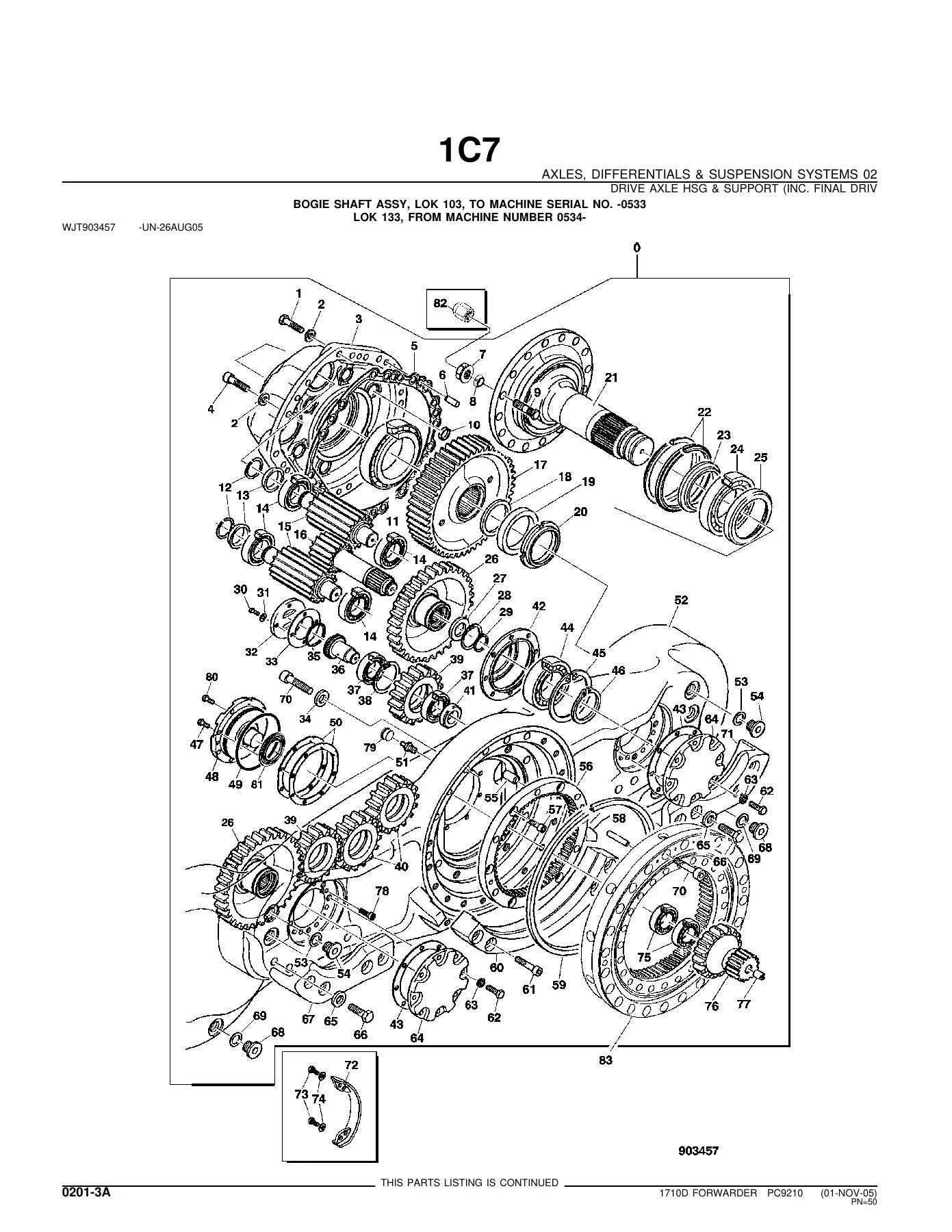 John Deere 1710D Forwarder Parts Catalog PC9210 - Feb 2006 PDF Download - Image 2