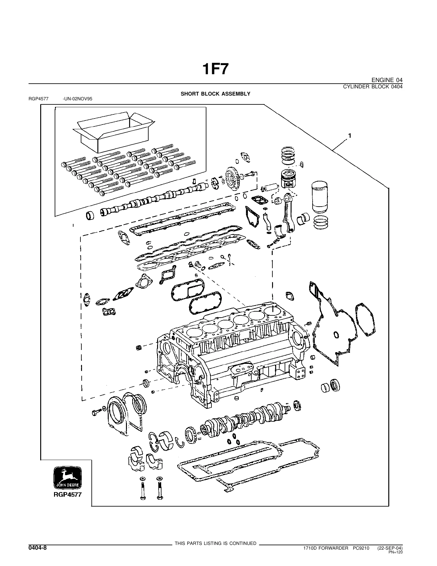 John Deere 1710D Forwarder Parts Catalog PC9210 - Feb 2006 PDF Download - Image 3