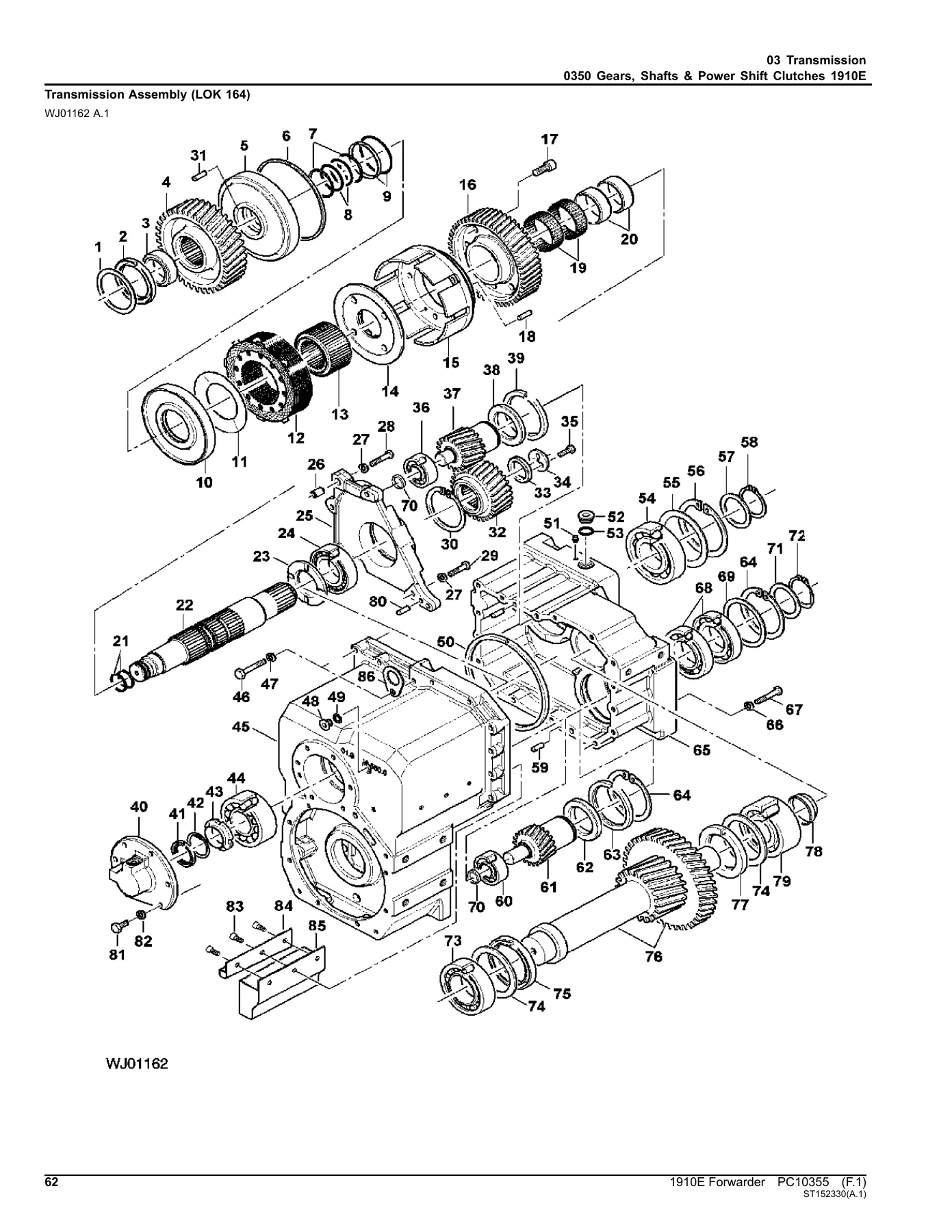 John Deere 1910E Forwarder (001003-) Parts Catalog PC10355 - 2012 Edition - Image 2