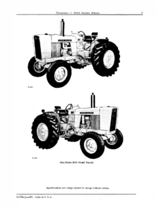 John Deere 3010 Series Wheel Tractor Parts Catalog PC736 1967 PDF