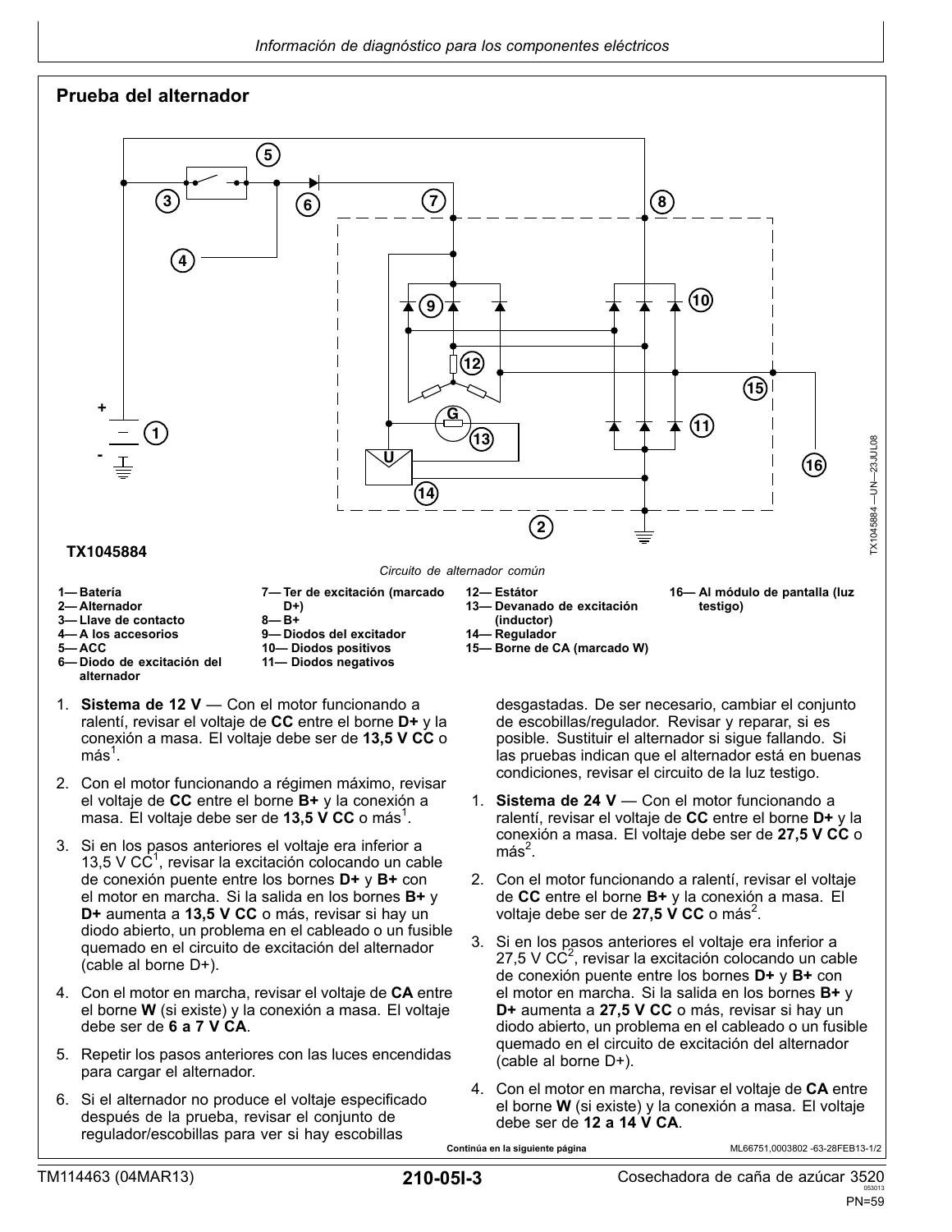 John Deere 3520 Cosechadora de Caña de Azúcar Manual Técnico de Diagnóstico y Pruebas (TM114463) - Image 3