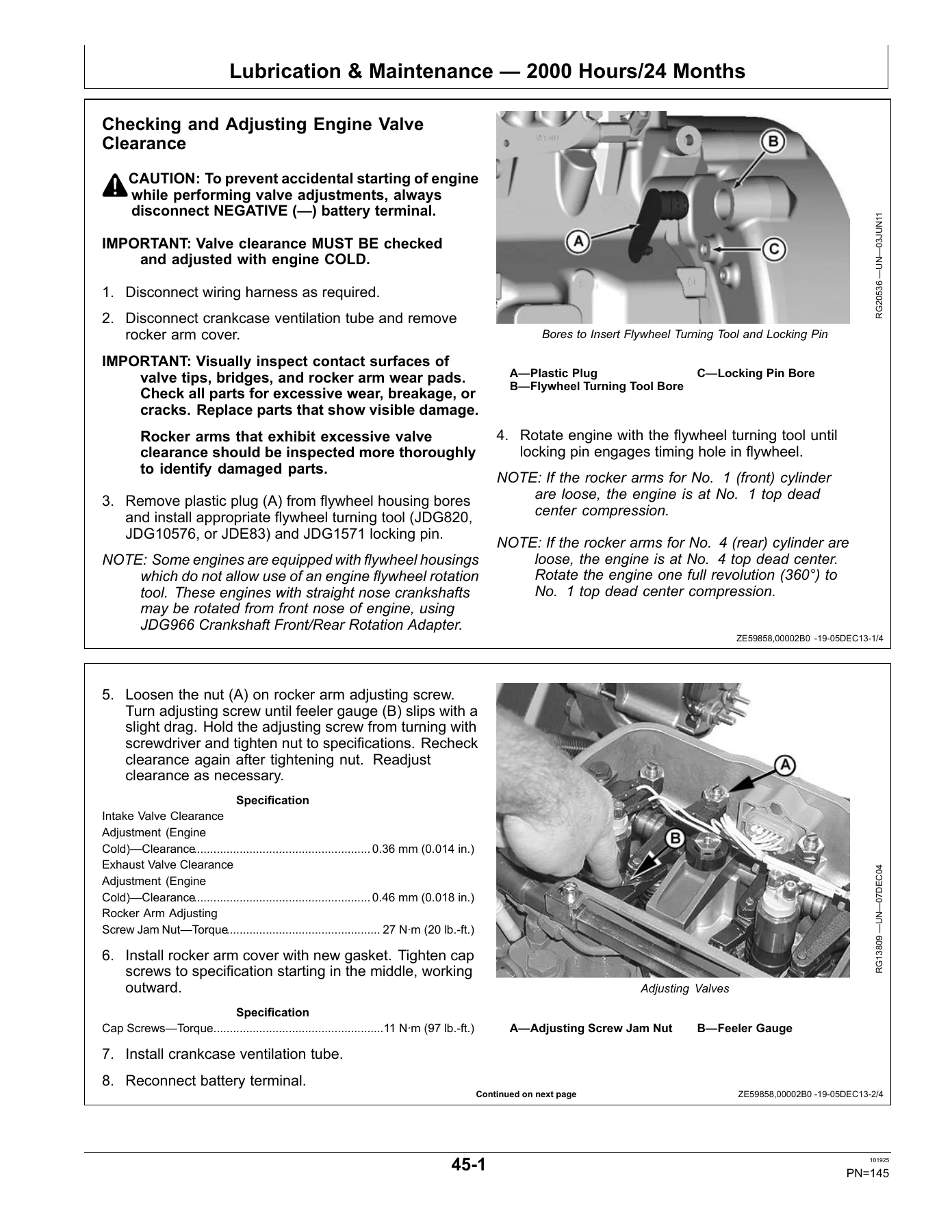 John Deere 4.5L & 6.8L Marine Diesel Engines PowerTech Operator's Manual OMRG39400 - Image 3