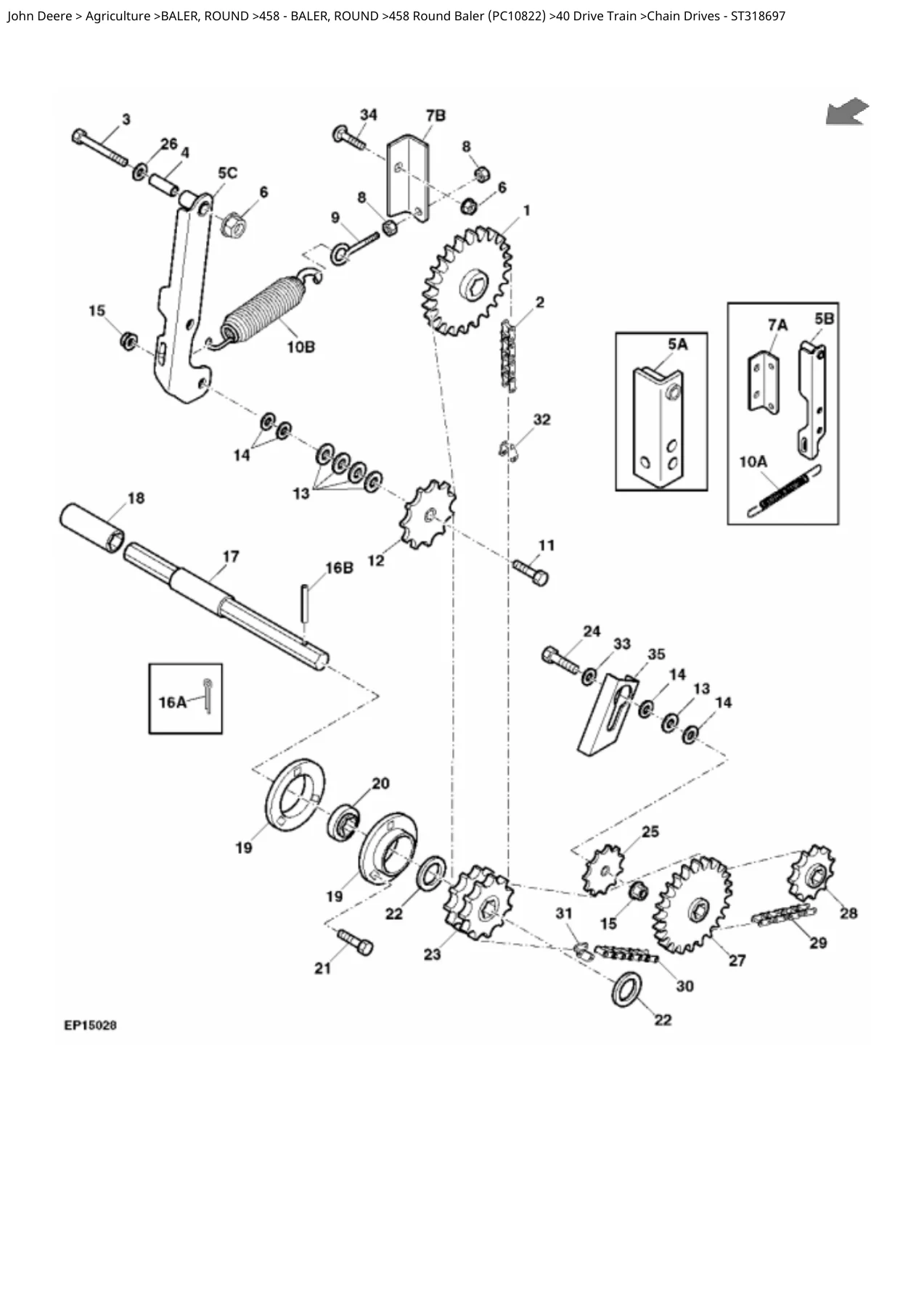 John Deere 458 Round Baler Parts Catalog PC10822 - PDF Download - Image 2