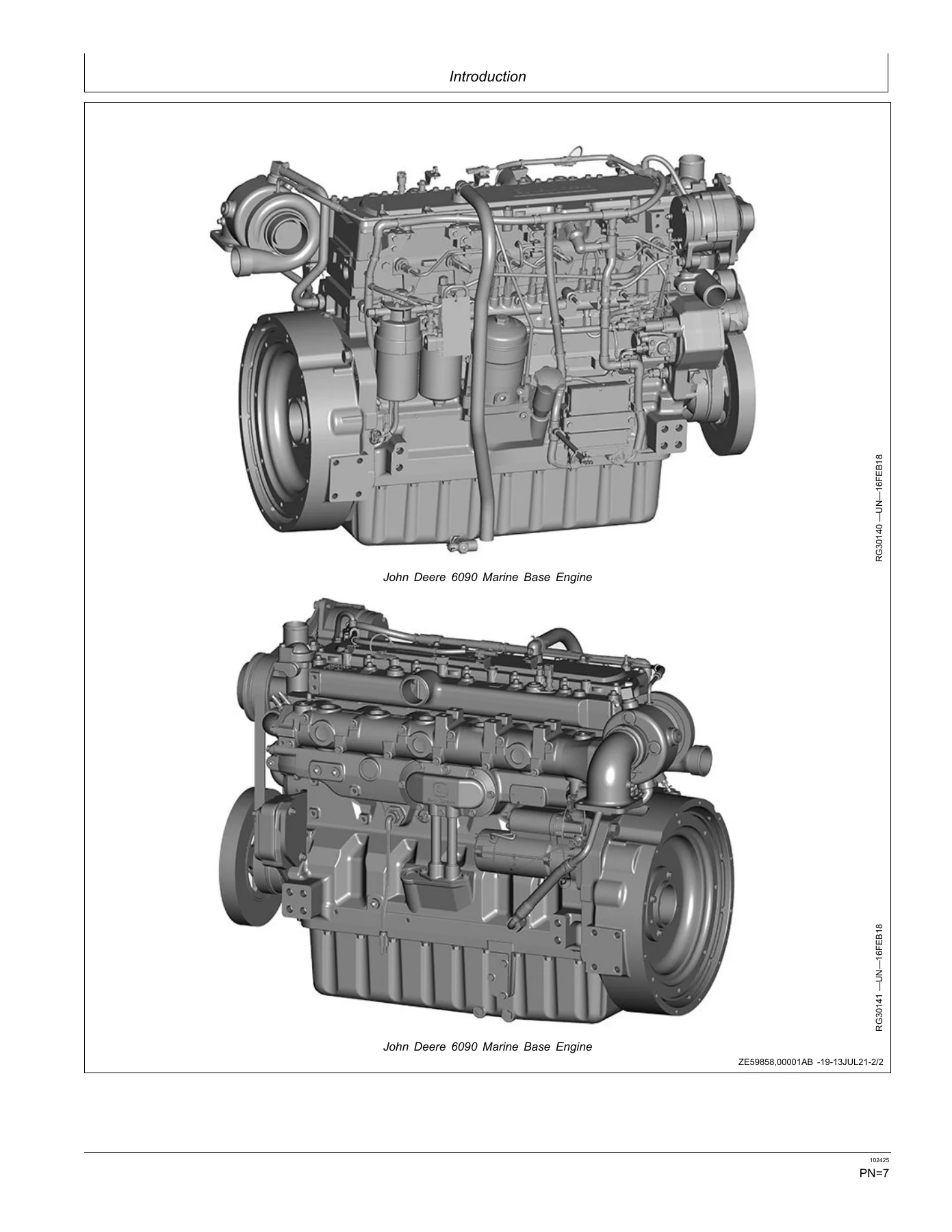 John Deere 6090AFM85 6090HFM85 6090SFM85 9.0L Marine Diesel Engine Operation and Maintenance Manual - Image 3
