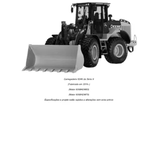 John Deere 624K-II Wheel Loader Parts Catalog PC15137P 2018 PDF