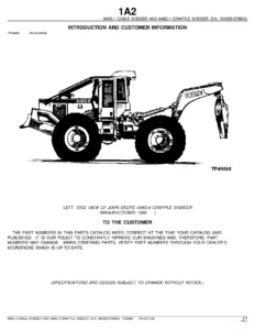 John Deere 640G-II Cable & 648G-II Grapple Skidder Parts Catalog PC2669