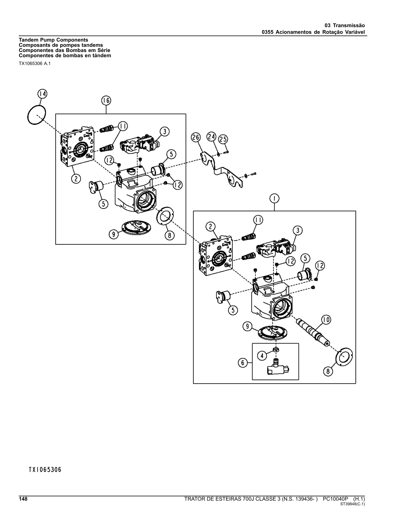 John Deere 700J Crawler Dozer Parts Catalog PC10040P 2015 PDF - Image 3