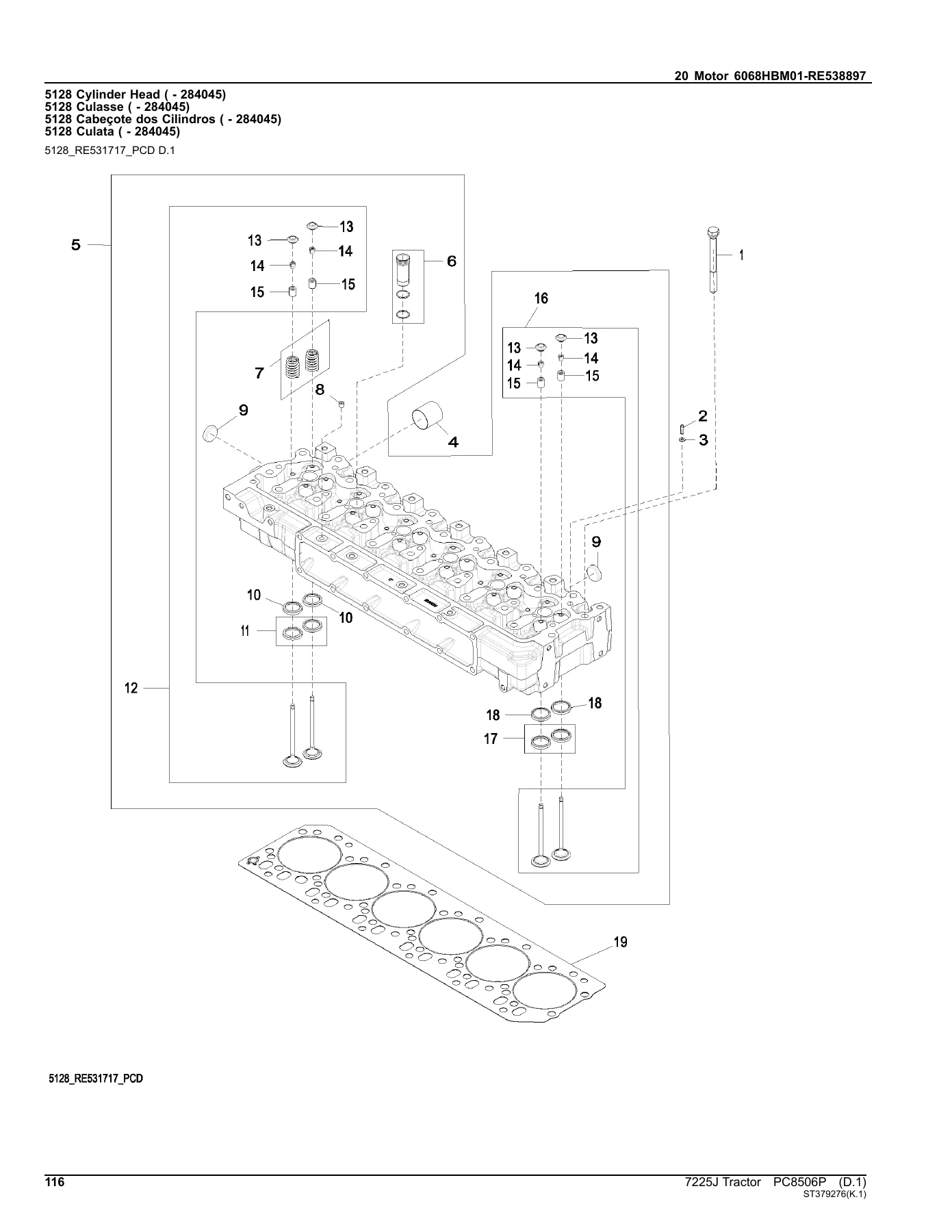 John Deere 7225J Tractor Parts Catalog PC8506P 2016 PDF Parts Manual - Image 3