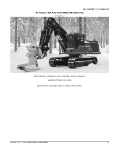 John Deere 903J Tracked Feller Buncher Parts Catalog PC10082 (2007-2010) - PDF Download