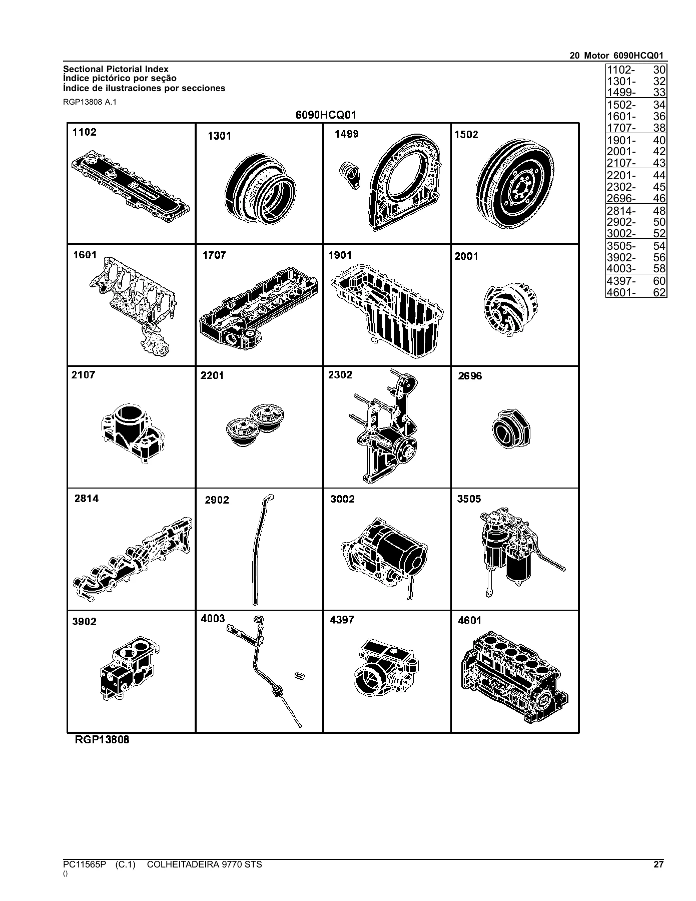 John Deere 9770 STS Combine Parts Catalog PC11565P 2013 PDF - Image 2