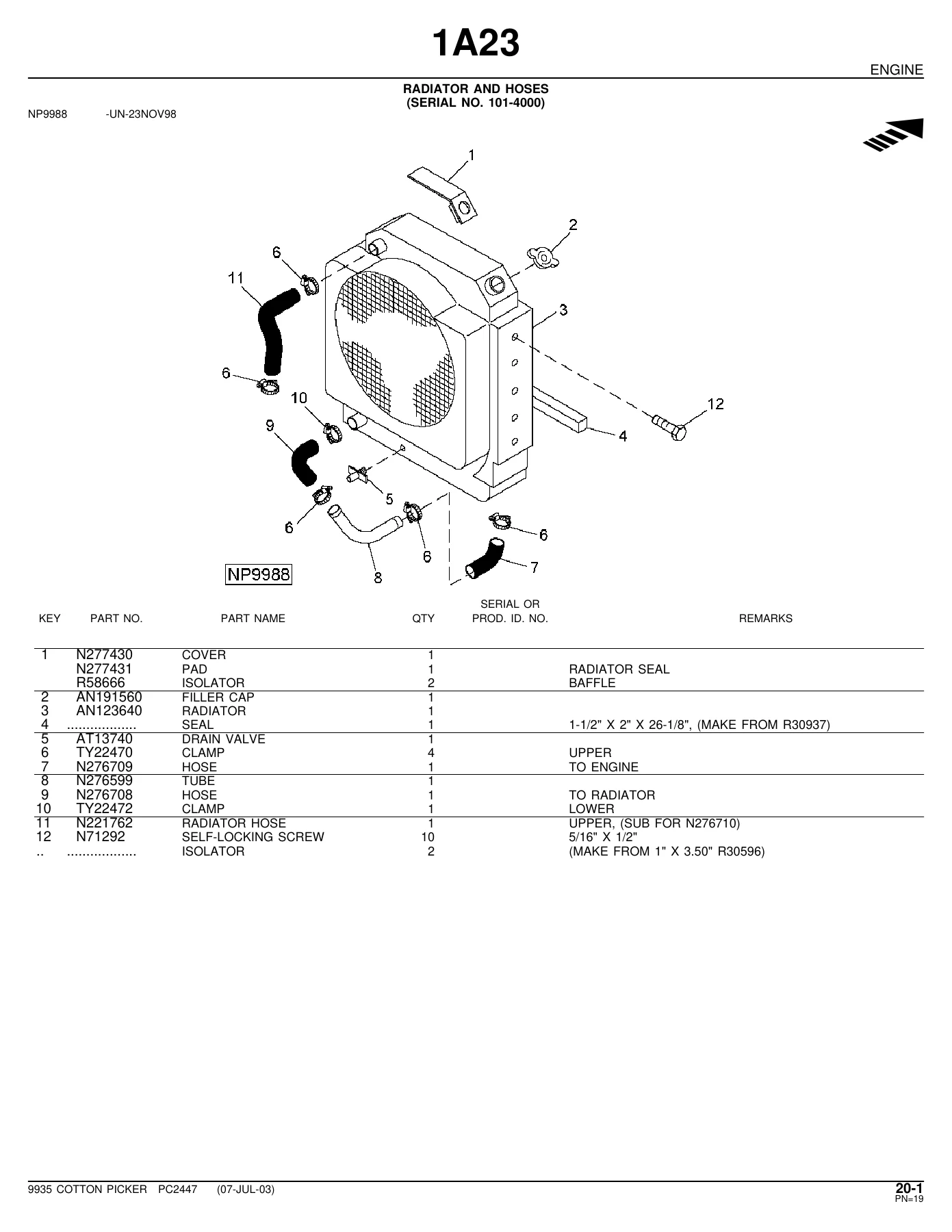 John Deere 9935 Cotton Picker Parts Catalog PC2447 2004 - PDF Download - Image 2