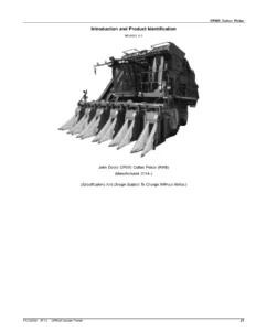 John Deere CP690 Cotton Picker Parts Catalog PC12380 August 2015 - PDF Download