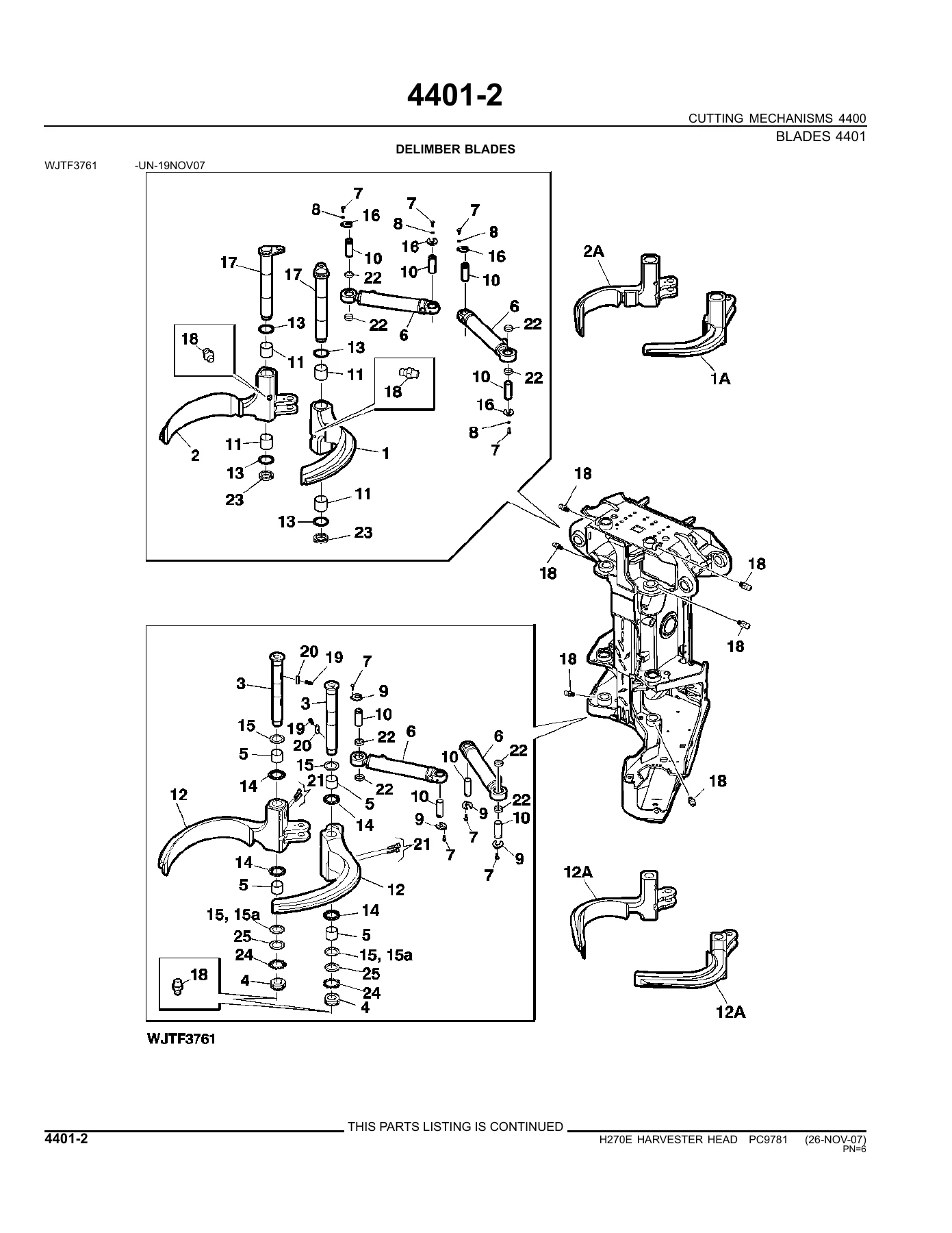 John Deere H270E Harvester Head Debarker Parts Catalog PC9781 - PDF Download - Image 3