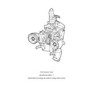 John Deere H414 Harvester Head Parts Catalog PC9822 - PDF Download