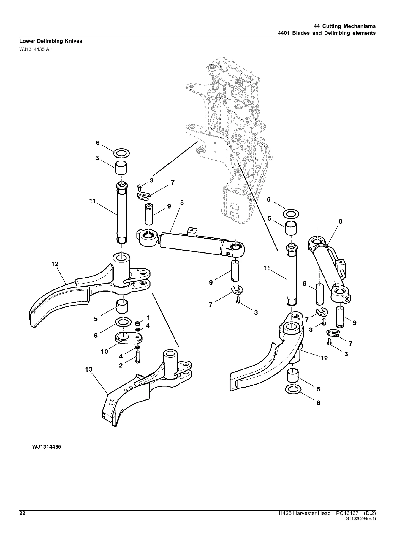 John Deere H425 Harvester Head Parts Catalog PC16167 (Dec-21) - PDF Download - Image 3