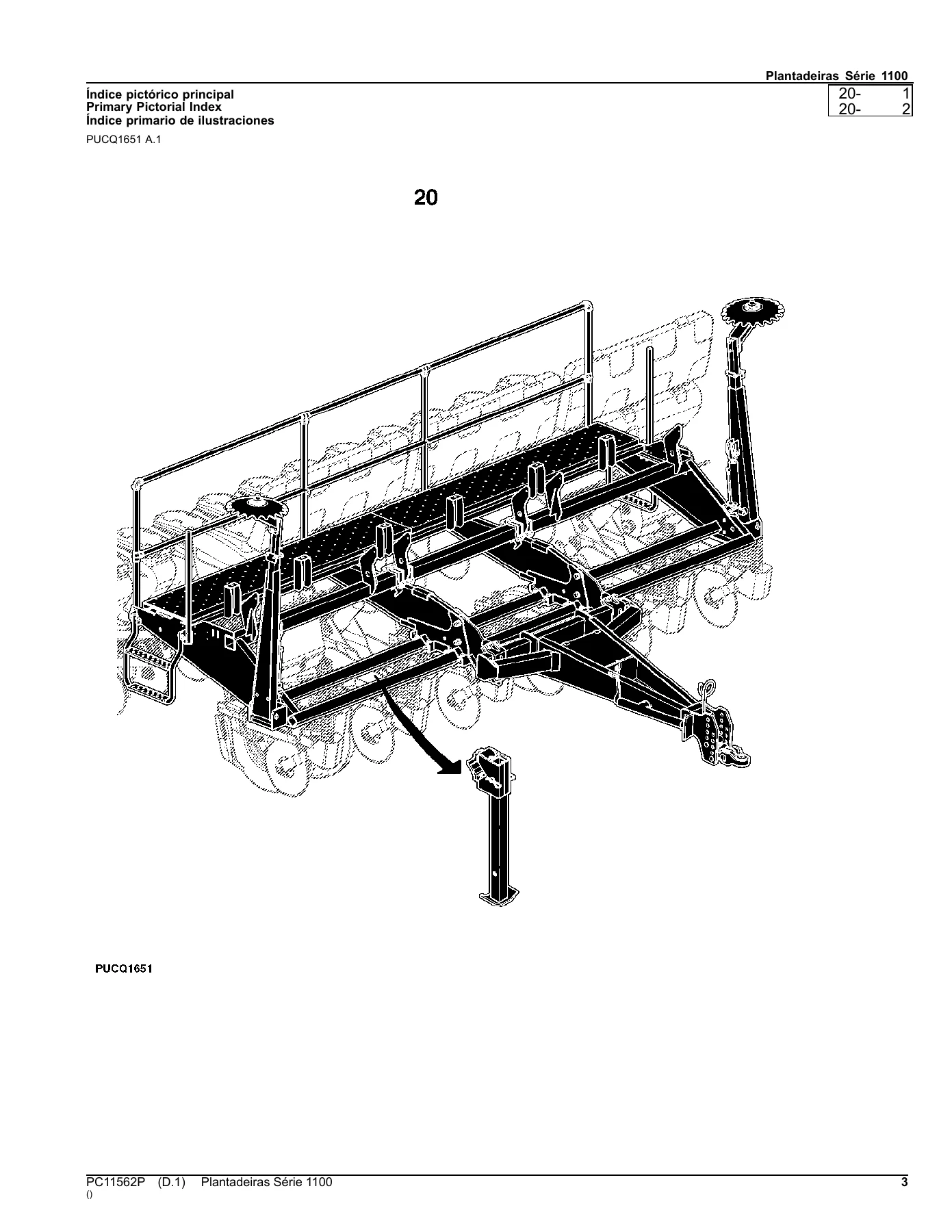 John Deere Plantadeiras SΓ©rie 1100 & 1113 Parts Catalog - PC11562P - Image 2