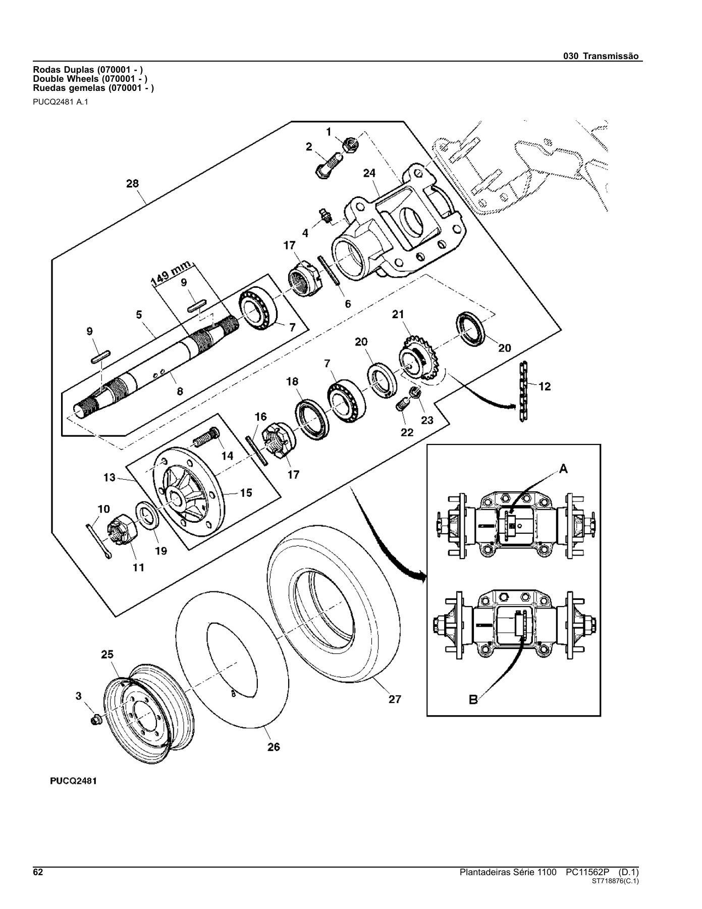 John Deere Plantadeiras SΓ©rie 1100 & 1113 Parts Catalog - PC11562P - Image 3