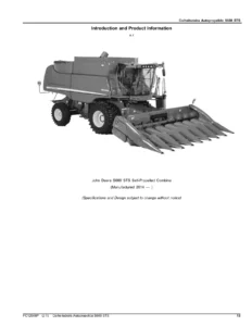 John Deere S660 STS Combine Parts Catalog PC12066P PDF Download