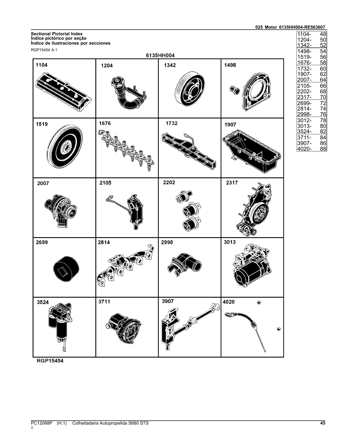 John Deere S680 STS Self-Propelled Combine Parts Catalog PC12068P 2014โ PDF - Image 3