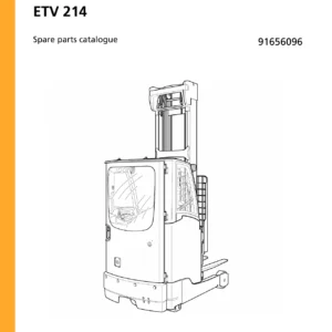 Jungheinrich ETV 214 Spare Parts Catalogue - PDF Download