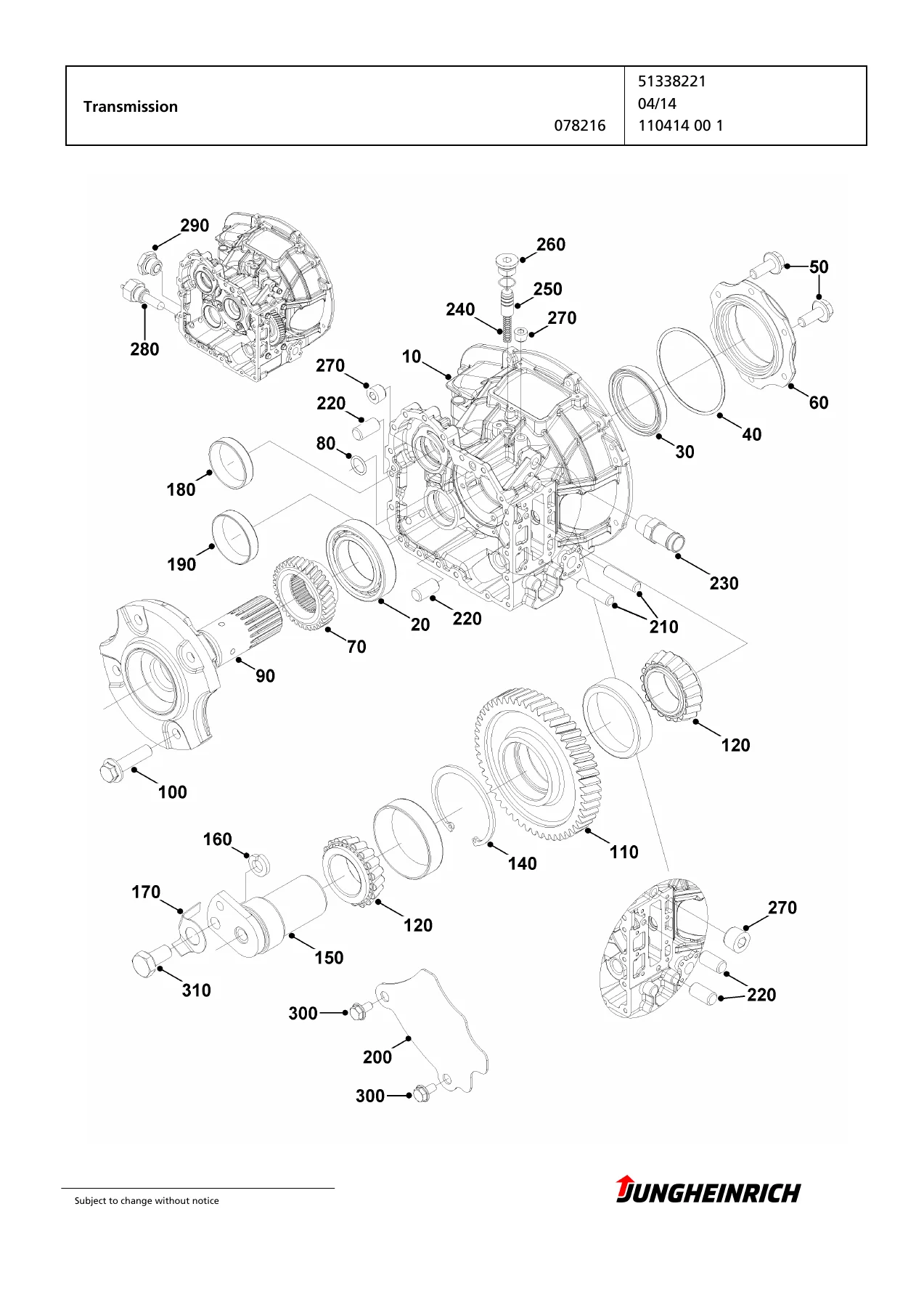 Jungheinrich TFG 425 GE110-400ZT Forklift Spare Parts Catalogue FN533995 - Image 3