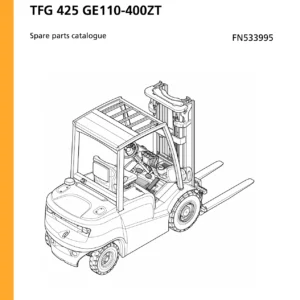 Jungheinrich TFG 425 GE110-400ZT Forklift Spare Parts Catalogue FN533995